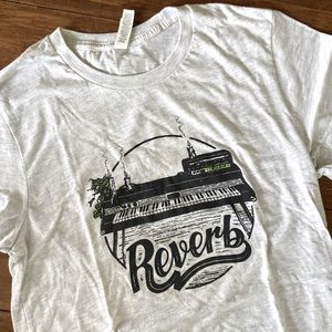 Reverb keyboard logo t-shirt